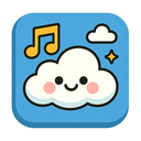 icon_music_cloud_cartoon icon preview