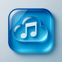 icon_music_cloud_glassy icon preview