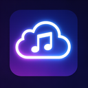 icon_music_cloud_glow_effect icon preview