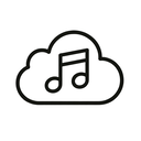 icon_music_cloud_line_art icon preview