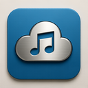 icon_music_cloud_metallic icon preview