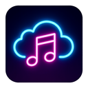 icon_music_cloud_neon icon preview