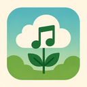 icon_music_cloud_organic icon preview