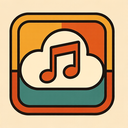 icon_music_cloud_retro icon preview