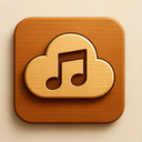 icon_music_cloud_wooden icon preview