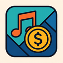 icon_music_coin_geometric icon preview