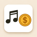 icon_music_coin_minimalist icon preview