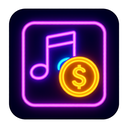 icon_music_coin_neon icon preview