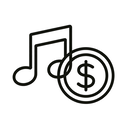 icon_music_coin_outline icon preview