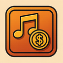 icon_music_coin_retro icon preview