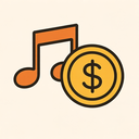 icon_music_coin_thin icon preview