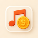 icon_music_coin_transparent icon preview