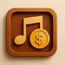 icon_music_coin_wooden icon preview