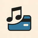 icon_music_credit_card_asymmetrical icon preview
