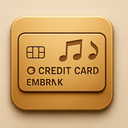 icon_music_credit_card_embossed icon preview