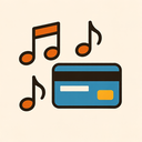 icon_music_credit_card_filled icon preview