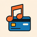 icon_music_credit_card_geometric icon preview