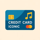 icon_music_credit_card_iconic icon preview