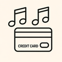 icon_music_credit_card_line_art icon preview