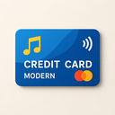 icon_music_credit_card_modern icon preview