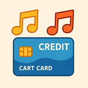 icon_music_credit_card_playful icon preview