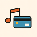 icon_music_credit_card_simplified icon preview