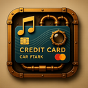 icon_music_credit_card_steampunk icon preview