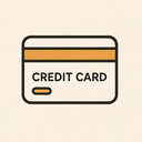 icon_music_credit_card_thin icon preview