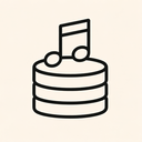 icon_music_database_line_art icon preview