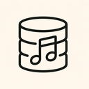 icon_music_database_minimal_outline icon preview