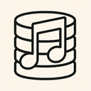 icon_music_database_outline icon preview