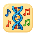 icon_music_dna_strand_cartoon icon preview