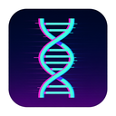 icon_music_dna_strand_digital_glitch icon preview
