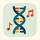 icon_music_dna_strand_flat_design icon preview