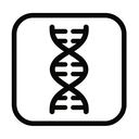 icon_music_dna_strand_monochrome icon preview
