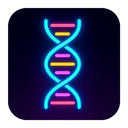 icon_music_dna_strand_neon icon preview