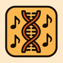 icon_music_dna_strand_tribal icon preview
