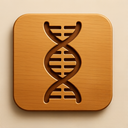 icon_music_dna_strand_wooden icon preview
