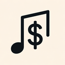 icon_music_dollar_sign_asymmetrical icon preview
