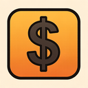 icon_music_dollar_sign_bold icon preview
