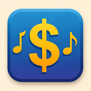 icon_music_dollar_sign_dynamic icon preview