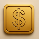 icon_music_dollar_sign_embossed icon preview