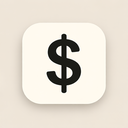 icon_music_dollar_sign_minimalist icon preview