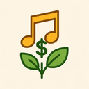 icon_music_dollar_sign_organic icon preview