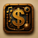 icon_music_dollar_sign_steampunk icon preview