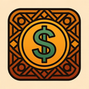 icon_music_dollar_sign_tribal icon preview