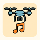icon_music_drone_cartoon icon preview