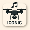 icon_music_drone_iconic icon preview
