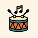icon_music_drum_abstract icon preview