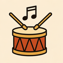 icon_music_drum_classic icon preview
